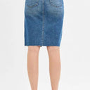 RISEN High Rise Front Slit Pencil Skirt