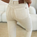 Judy Blue Full Size Garment Dyed Tummy Control Skinny Jeans