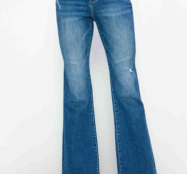 Bytos High Rise Bootcut Jeans with Pockets