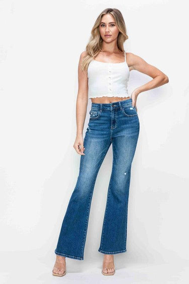 Bytos High Rise Bootcut Jeans with Pockets