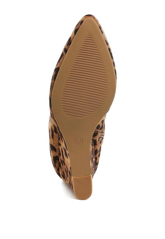 Yara Microfiber Wedge Sock Boots - Three Mad Hatters Mercantile 