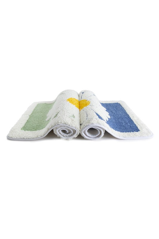 Daisy- Soft Bath Mat Daisy Bathroom Rug   