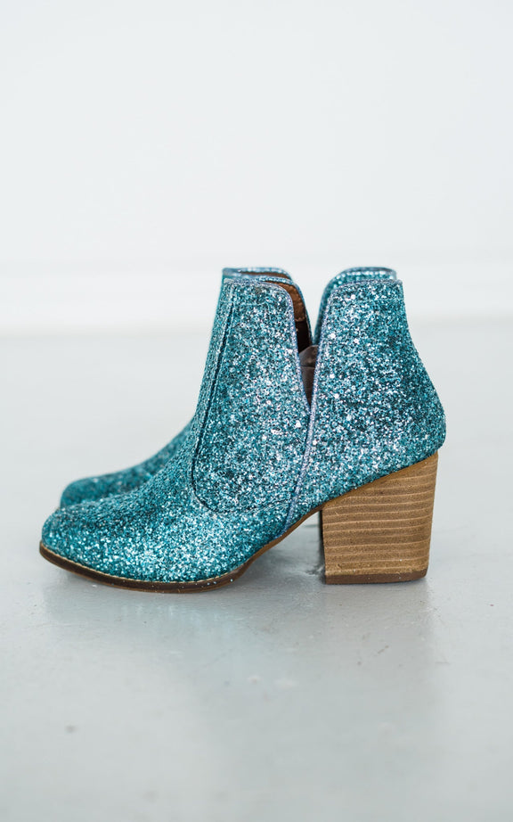 Fiera Booties in Blue Shoes   