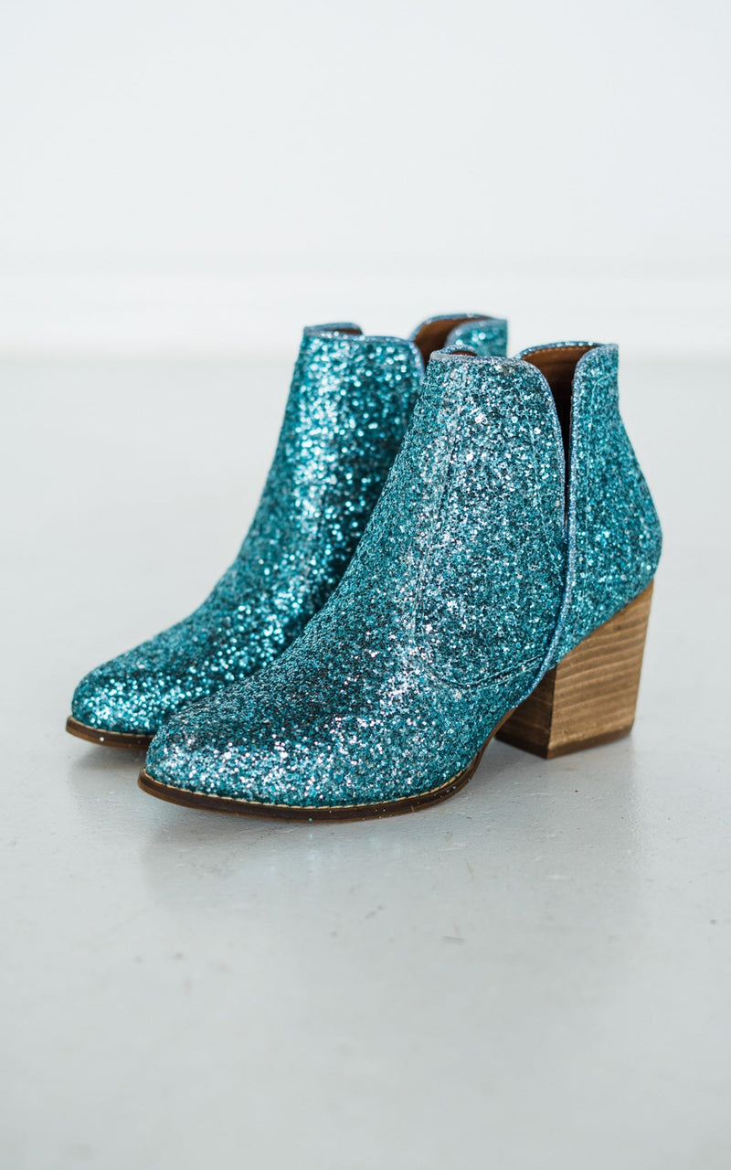 Fiera Booties in Blue Shoes   