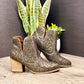 Fiera Booties in Bronze Shoes   