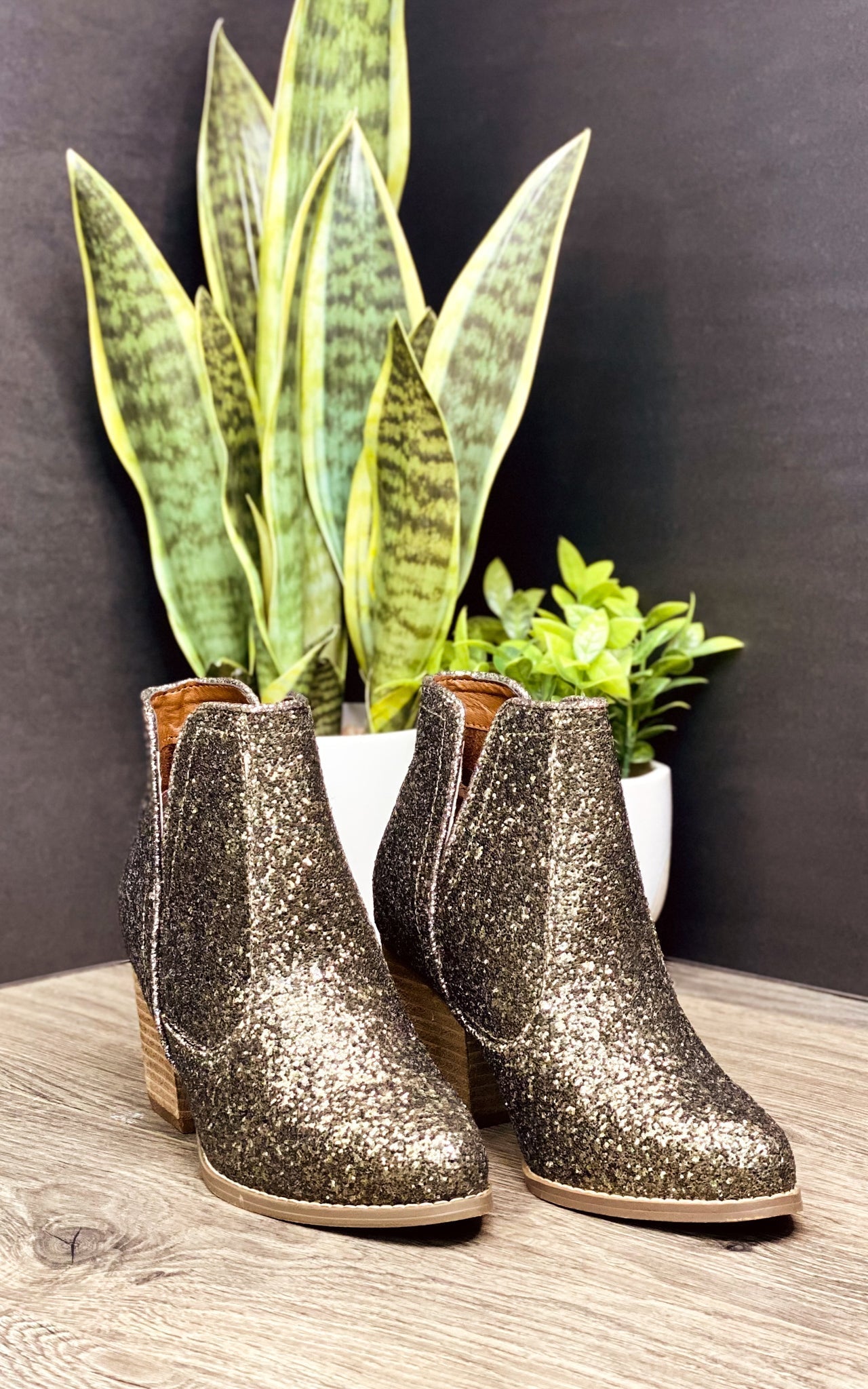 Fiera Booties in Bronze Shoes   