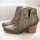 Fiera Booties in Bronze Shoes   