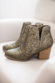 Fiera Booties in Bronze Shoes   