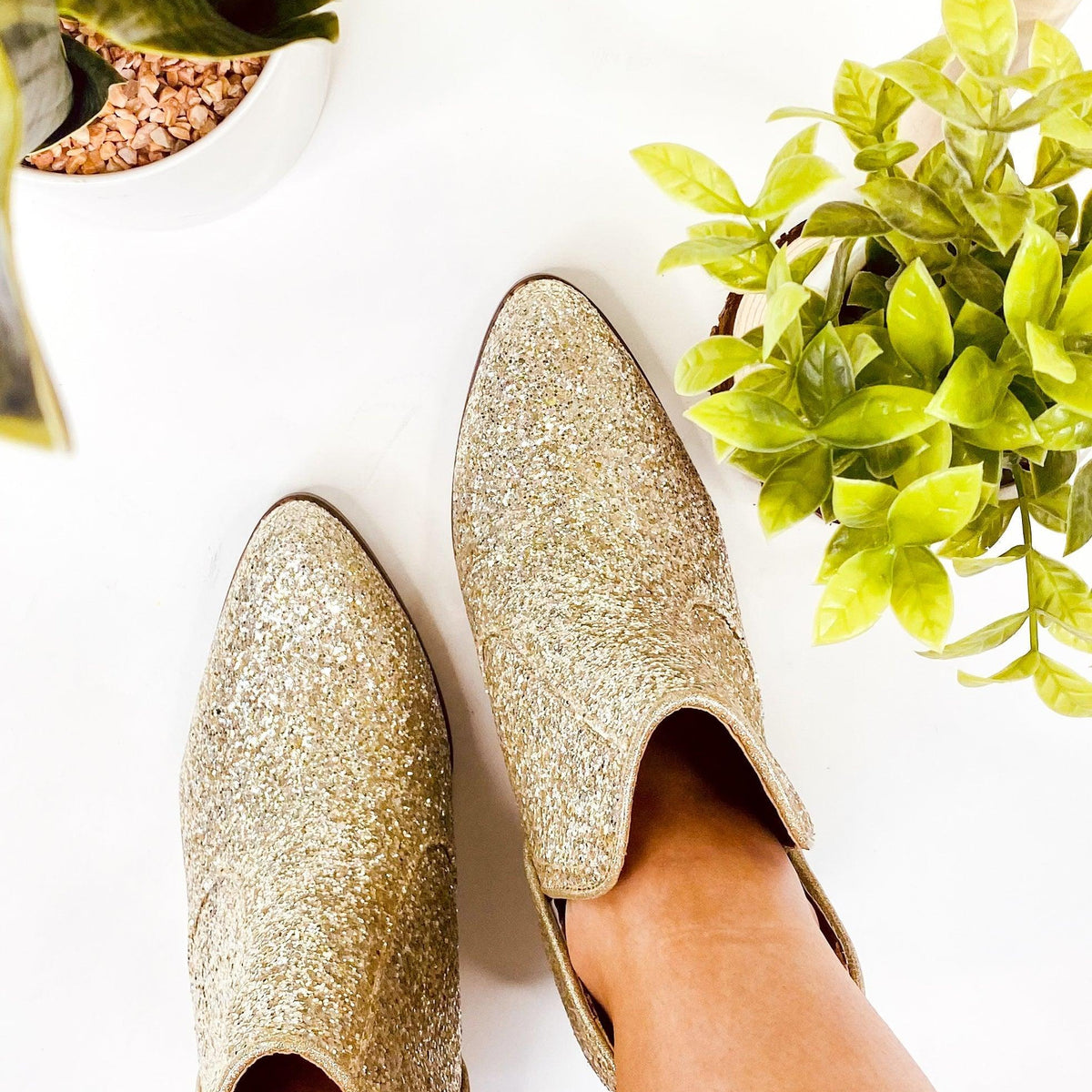 Fiera Booties in Gold - Three Mad Hatters Mercantile 