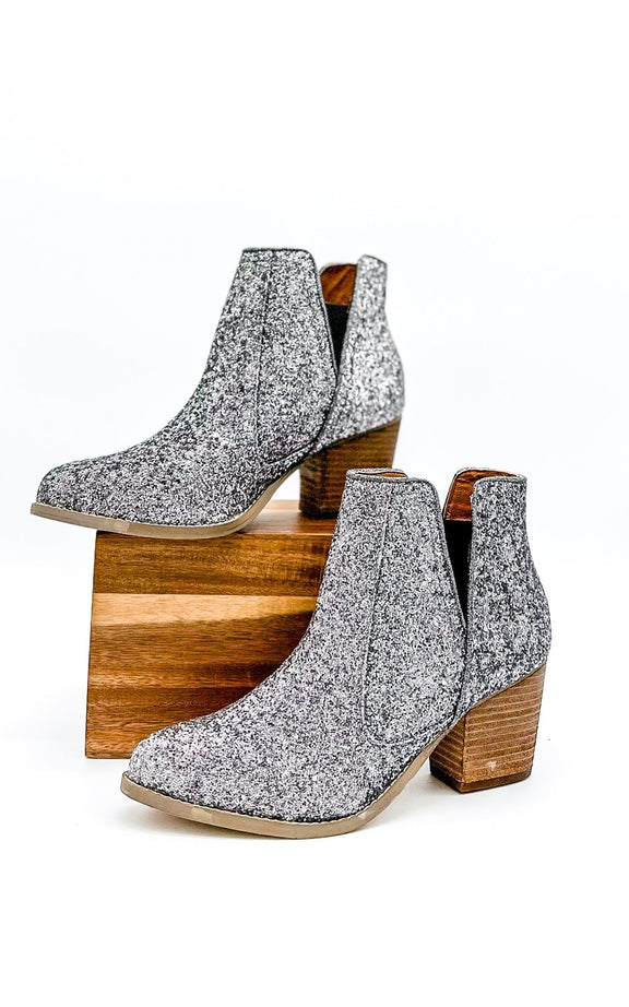 Fiera Booties in Pewter Shoes   