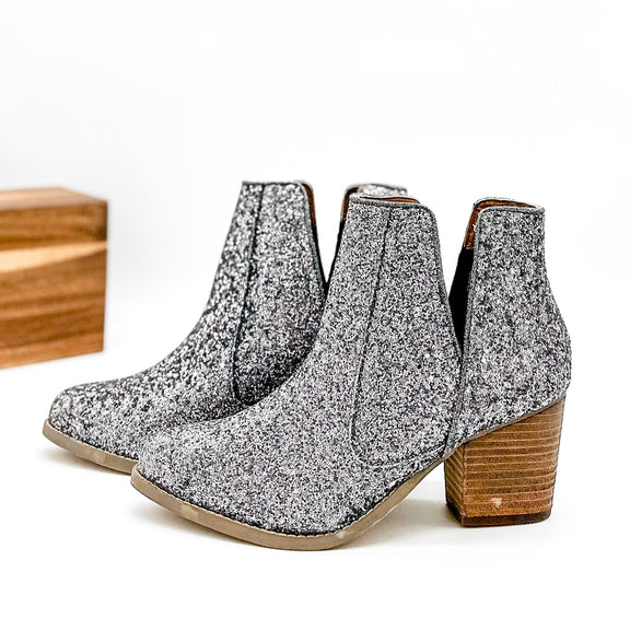 Fiera Booties in Pewter Shoes   