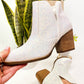 Fiera Booties in White Shoes   