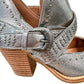 Fiona Ankle Boot in Silver Shoes   