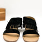 Fringe Star Sandal in Black Shoes   