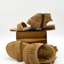 Fringe Star Sandal in Tan