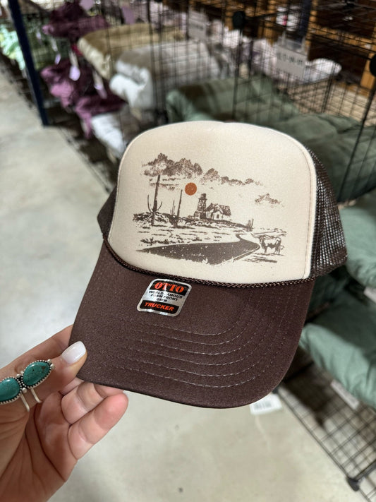 Homestead Horizon Trucker Hat Hats   