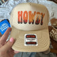 Howdy Sunset Trucker Hat Hats   