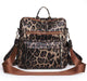 Brooke Backpack - Darker Brown Leopard    