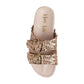 Intertwine Dual Woven Strap Slide in Champagne Shoes   