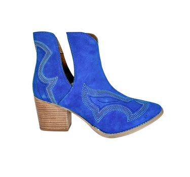 Journee Ankle Boots in Blue