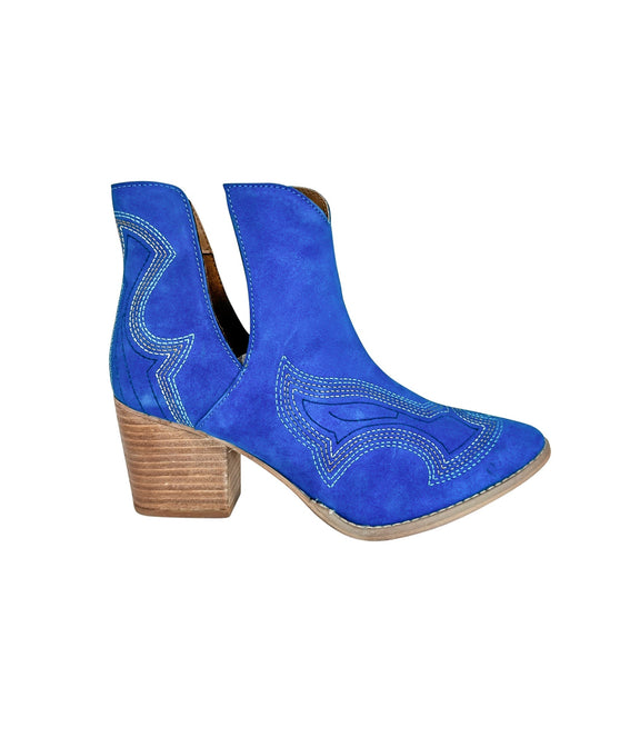 Journee Ankle Boots in Blue Shoes   