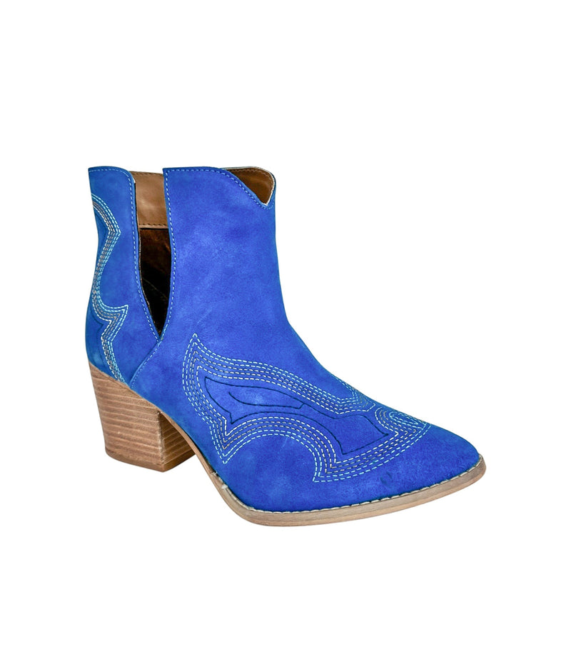 Journee Ankle Boots in Blue Shoes   