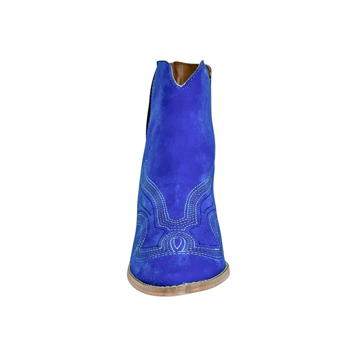 Journee Ankle Boots in Blue - Three Mad Hatters Mercantile 