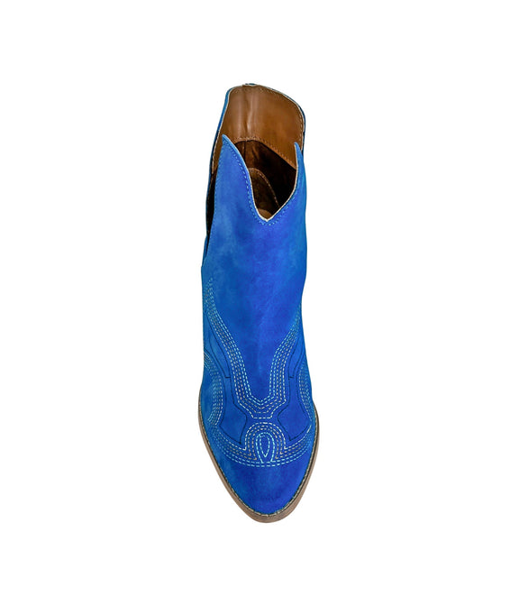 Journee Ankle Boots in Blue Shoes   