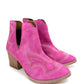 Journee Ankle Boots in Magenta Shoes   