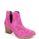 Journee Ankle Boots in Magenta
