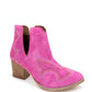 Journee Ankle Boots in Magenta Shoes   