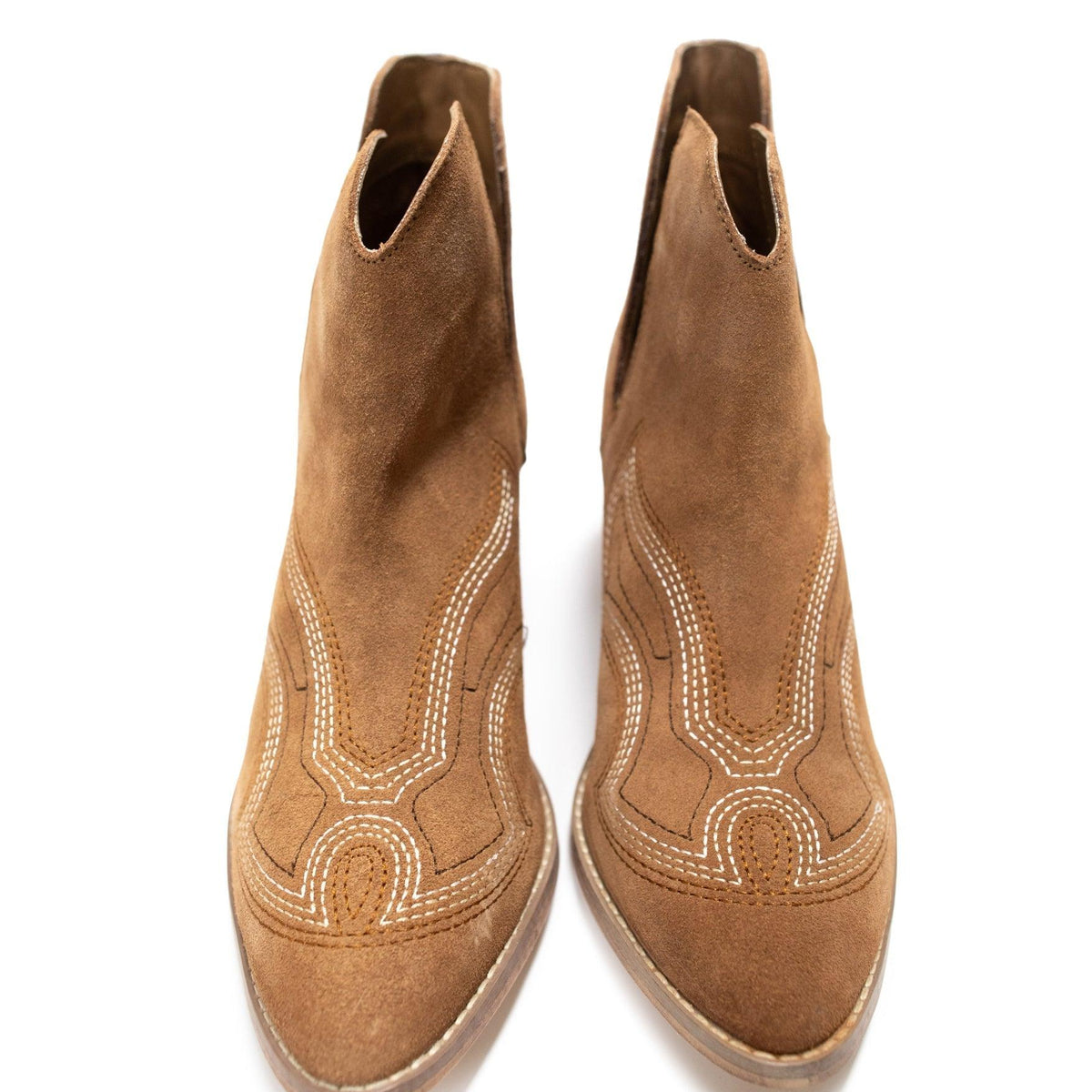 Journee Ankle Boots in Tan - Three Mad Hatters Mercantile 