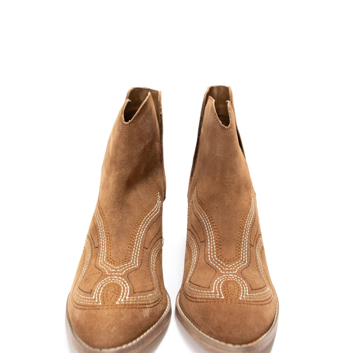 Journee Ankle Boots in Tan - Three Mad Hatters Mercantile 