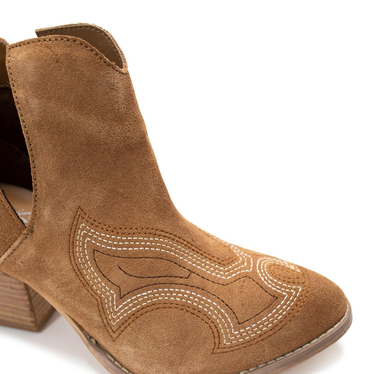 Journee Ankle Boots in Tan - Three Mad Hatters Mercantile 