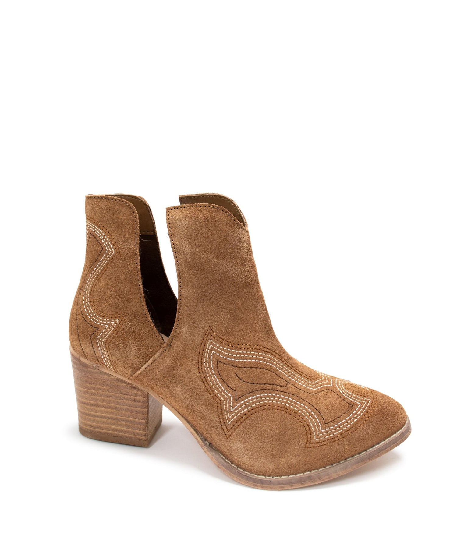 Journee Ankle Boots in Tan Shoes   