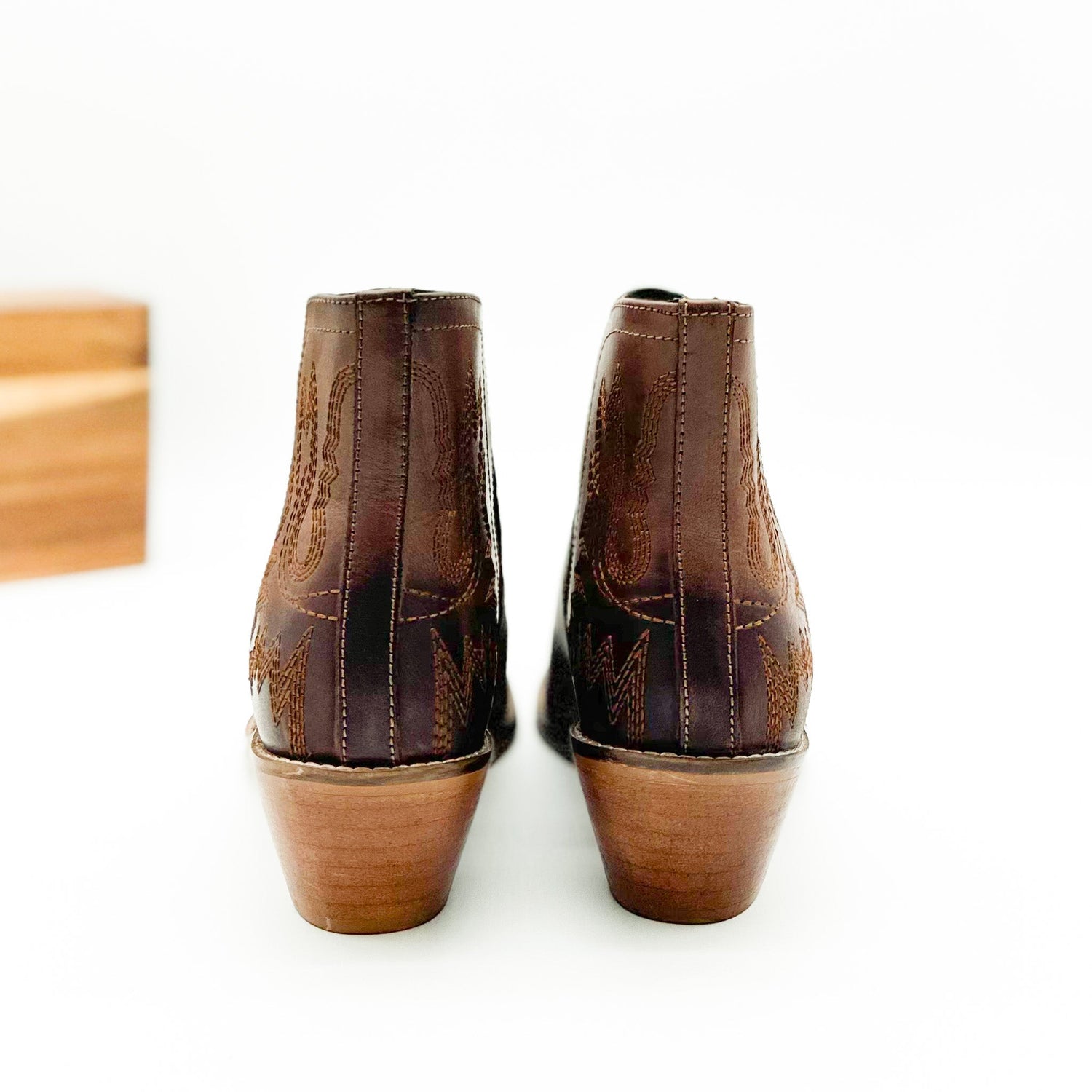 Kickin' Booties in Brown Shoes   