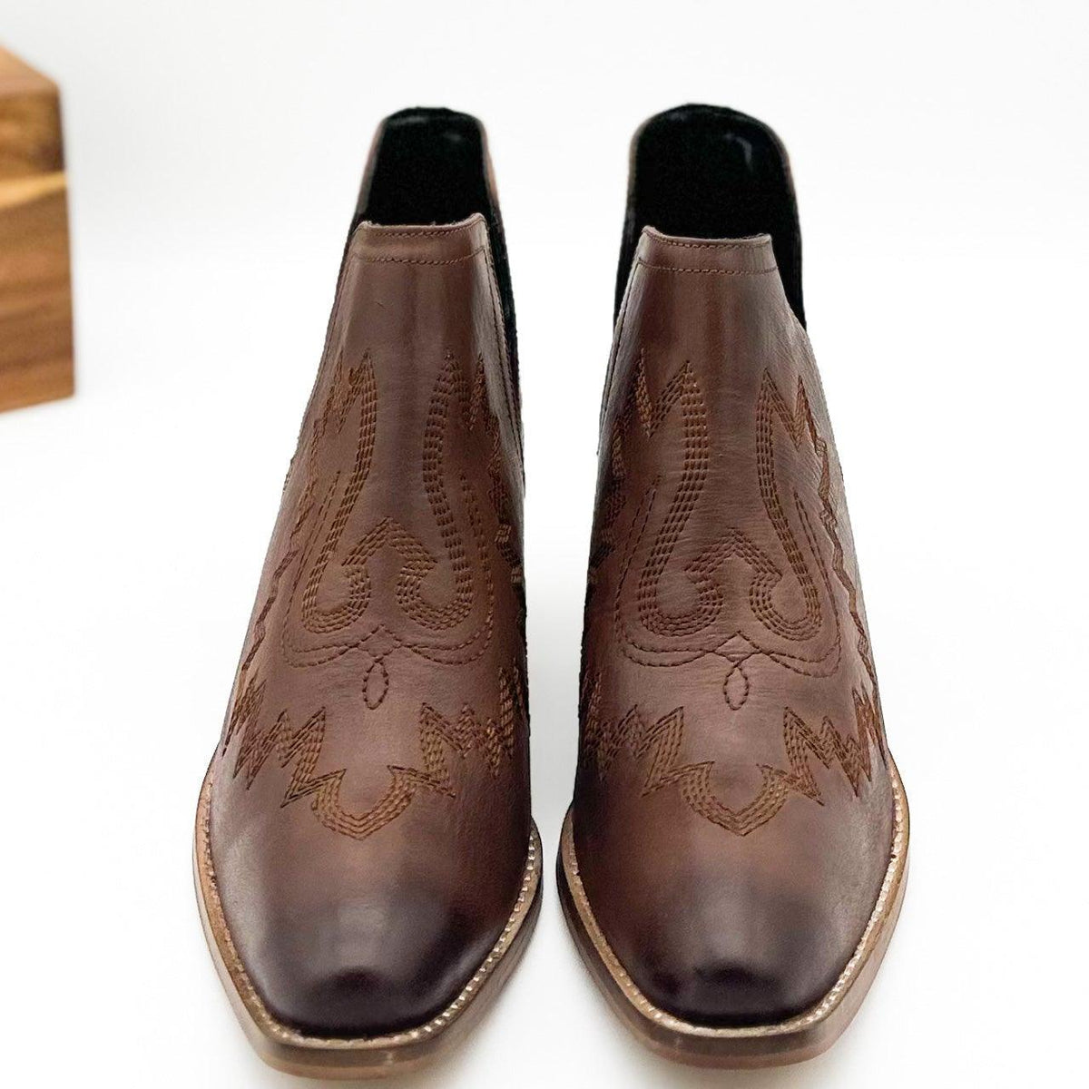 Kickin' Booties in Brown - Three Mad Hatters Mercantile 