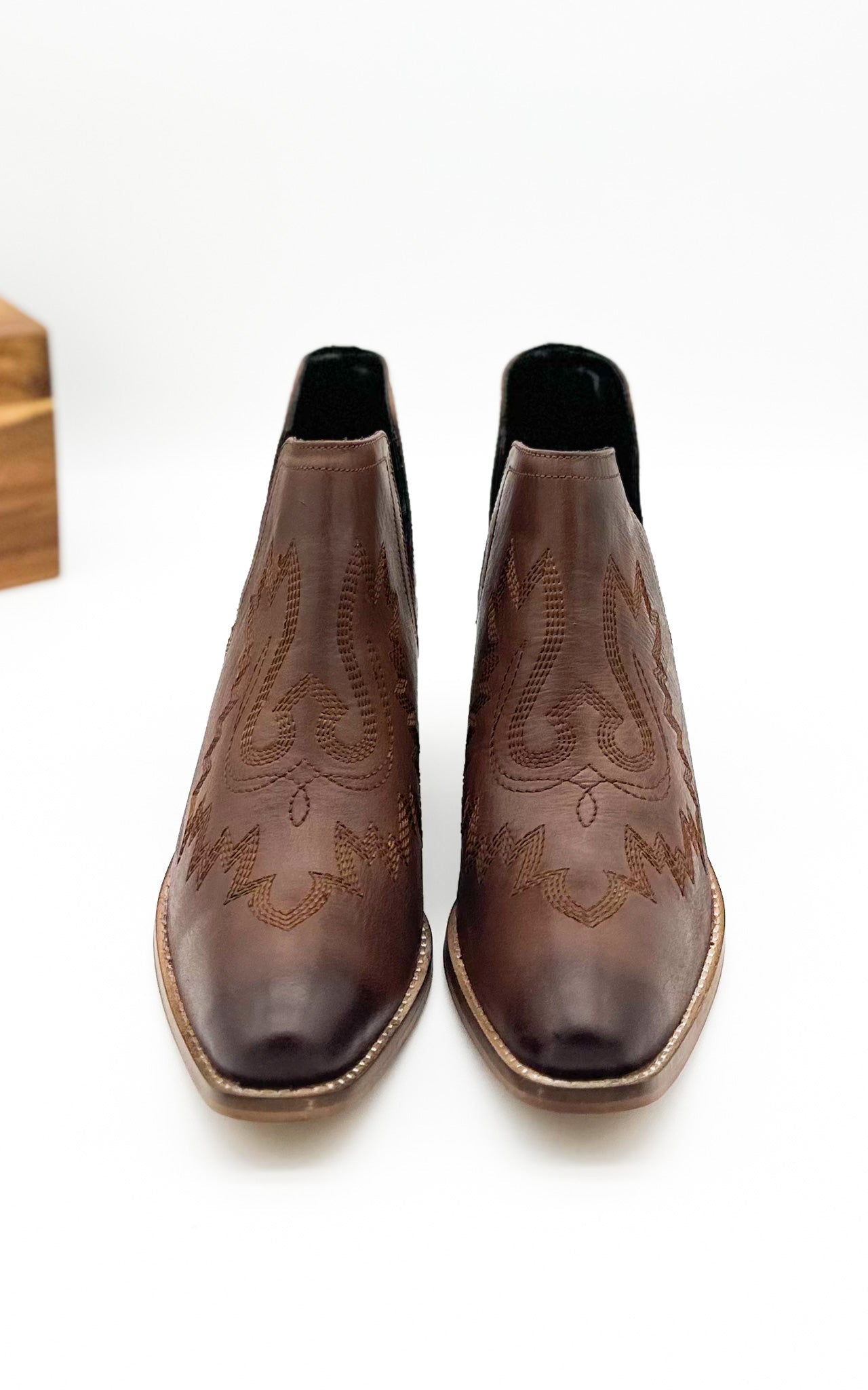 Kickin' Booties in Brown Shoes   