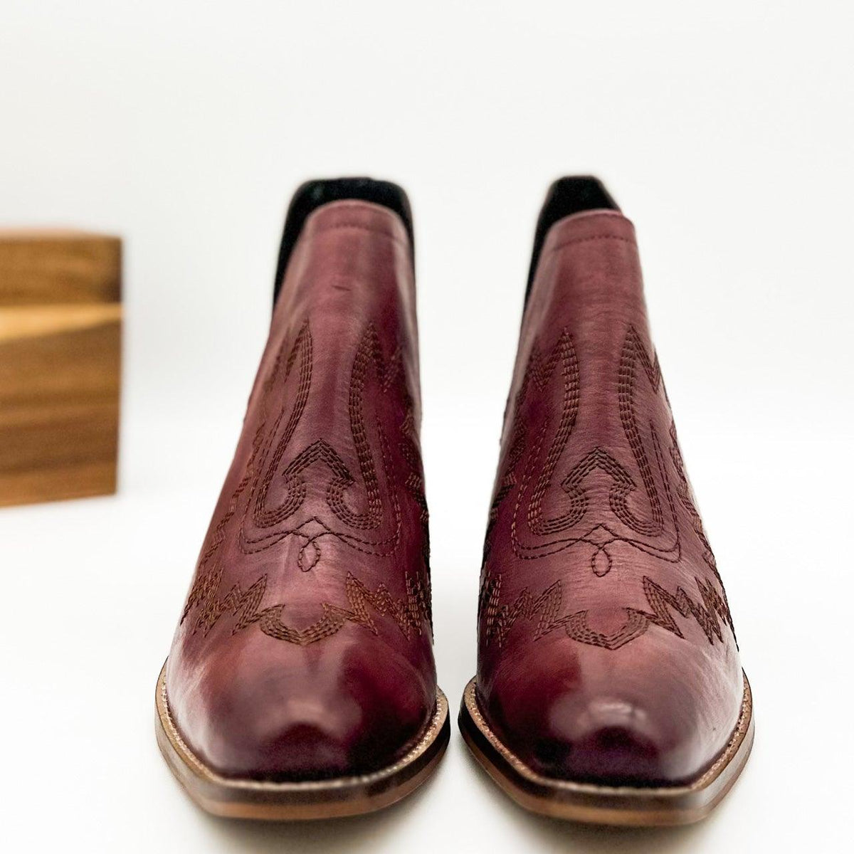Kickin' Booties in Burgundy - Three Mad Hatters Mercantile 