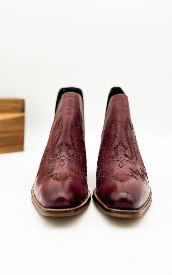 Kickin' Booties in Burgundy Shoes   