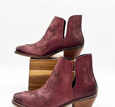 Kickin' Booties in Burgundy
