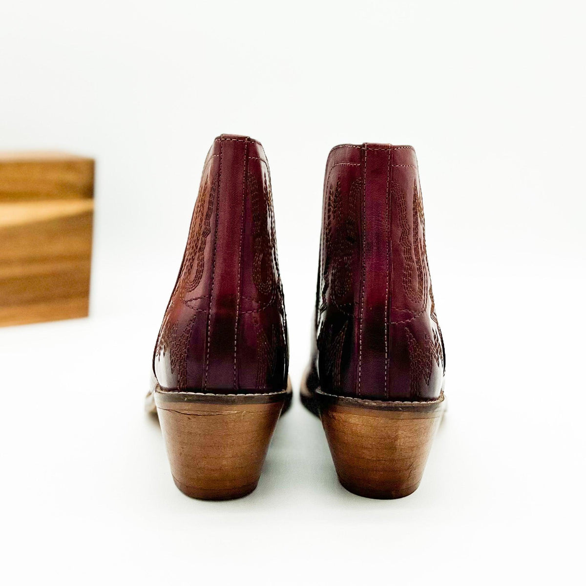 Kickin' Booties in Burgundy - Three Mad Hatters Mercantile 