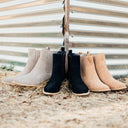 Leonor Suede Ankle Boot in Taupe
