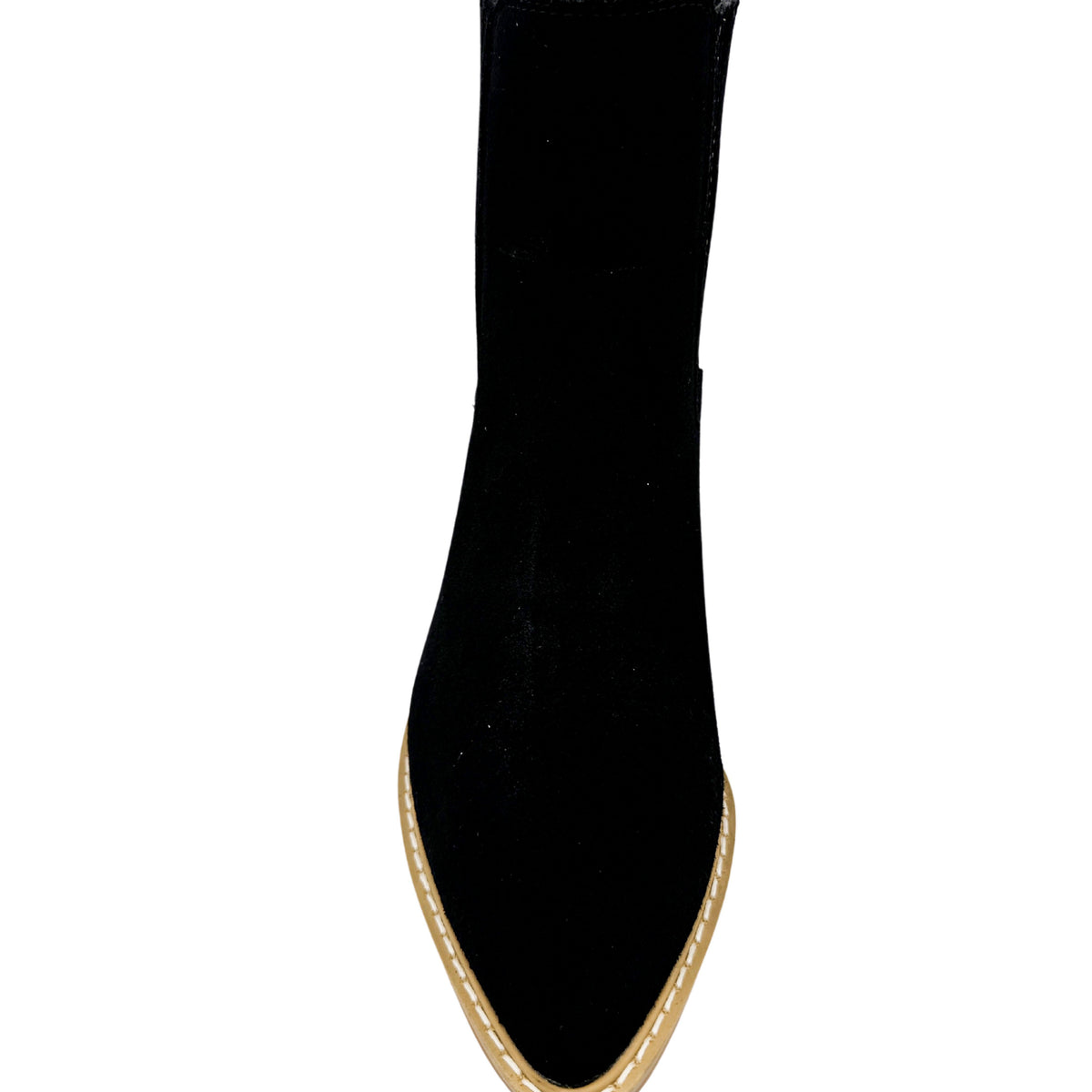 Leonor Suede Ankle Boot in Black - Three Mad Hatters Mercantile 