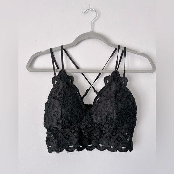 Midnight Lace Bralette - Three Mad Hatters Mercantile 