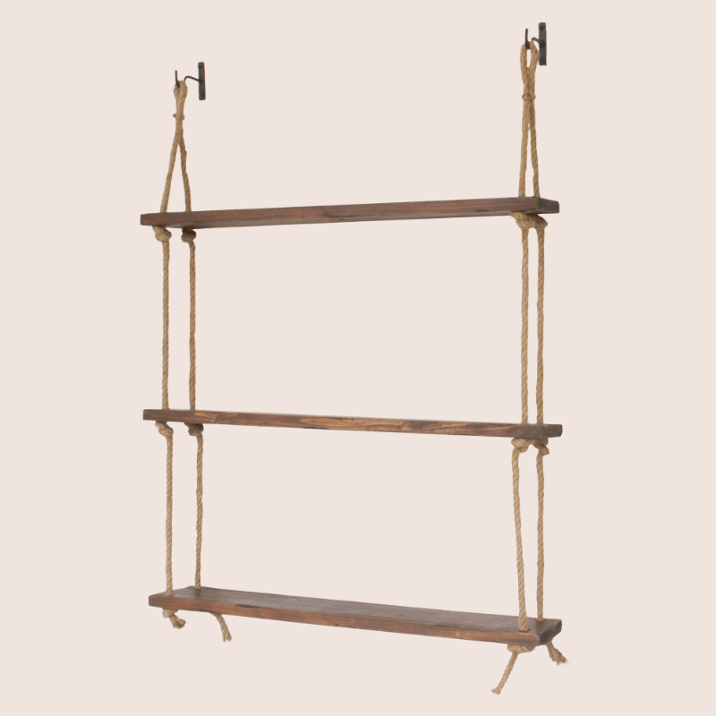 Sincere Surroundings Rope Shelf - Three Mad Hatters Mercantile 