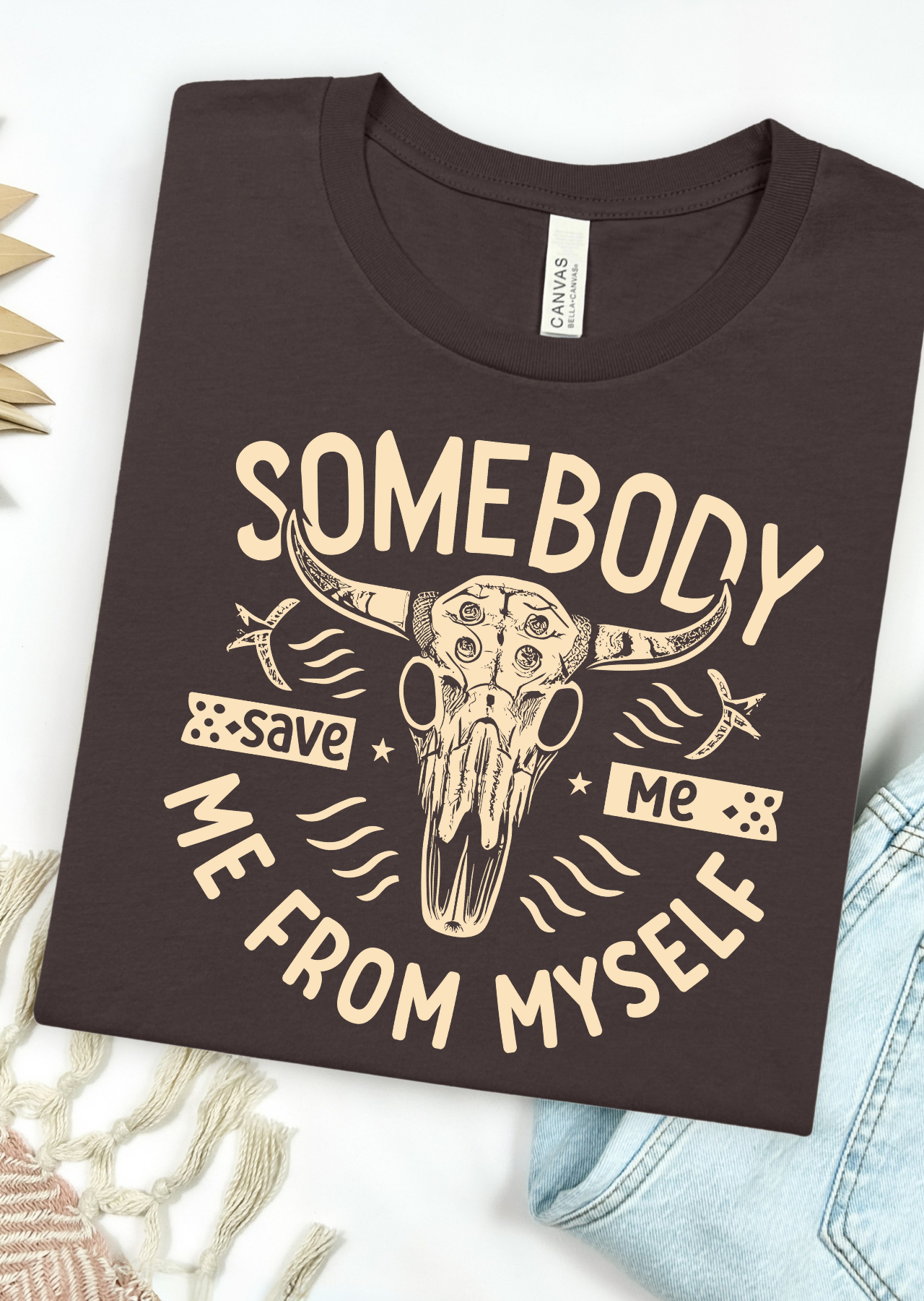 Desert Soul Graphic Tee graphic tee Shirt XS Brown