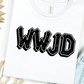 WWJD Graphic Tee graphic tee Shirt XS White