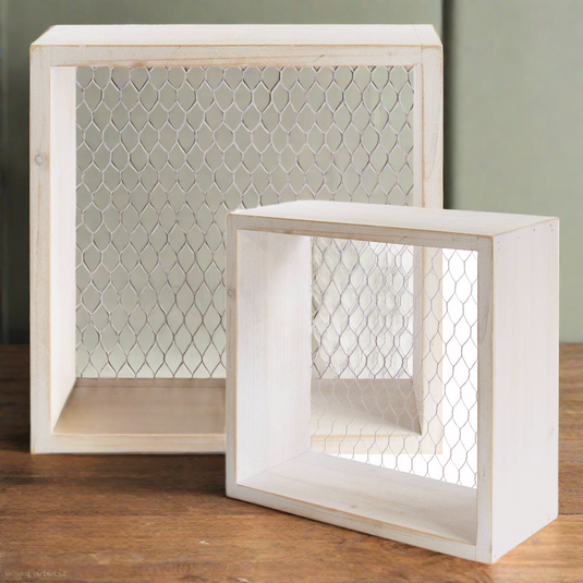 Image Farmhouse Box Shelf - Box Set