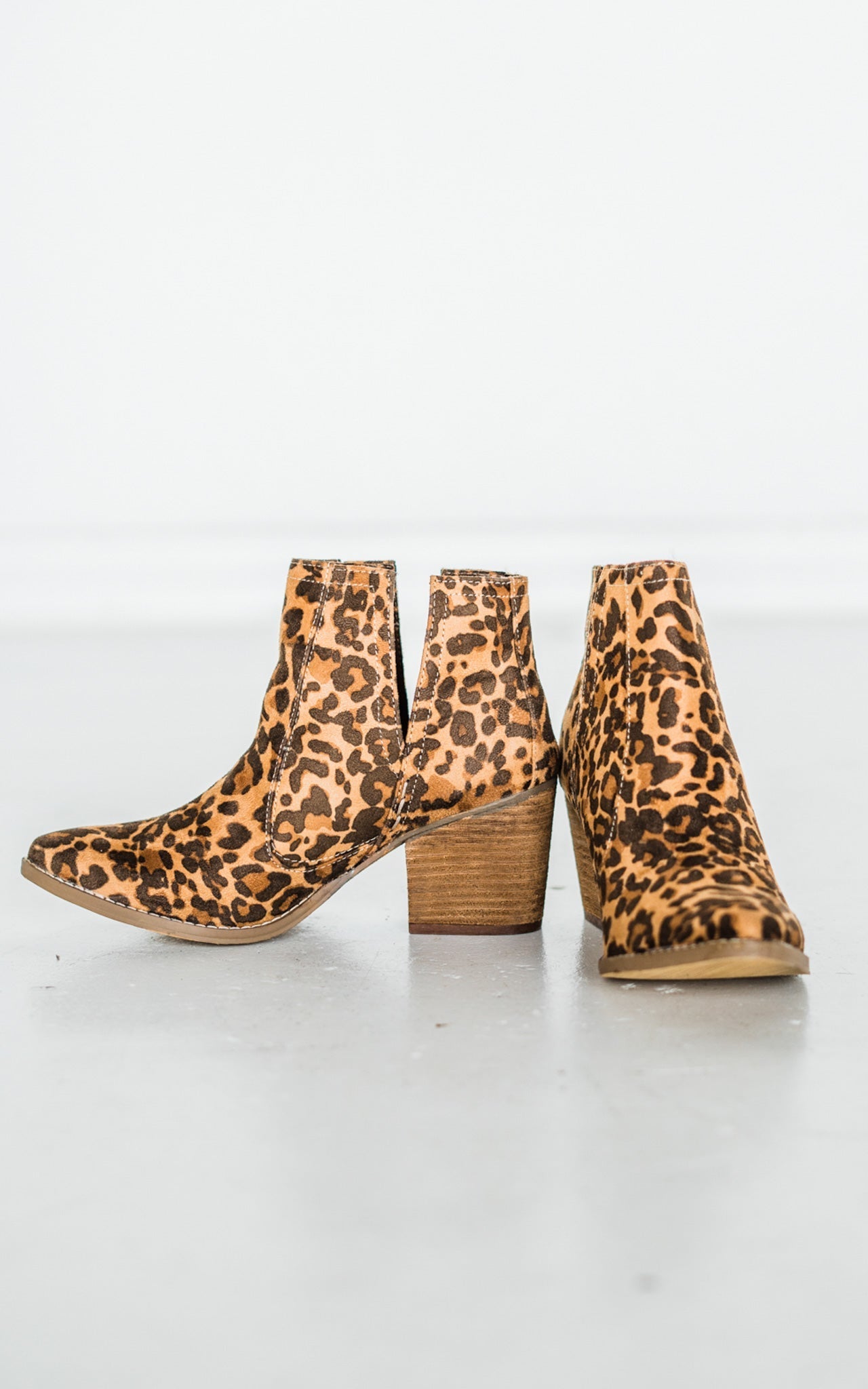 Tarim Bootie in Leopard Shoes   